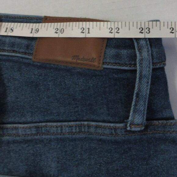 MADEWELL 10" High-Rise Skinny Raw Hem Denim Jeans Womens Plus Size 37 Button Fly - Picture 12 of 13
